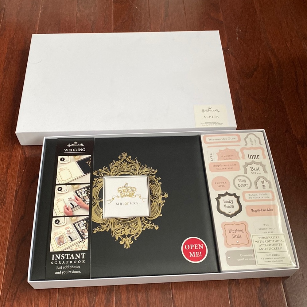 New in Box Hallmark wedding scrapbook album